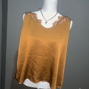 Satin Canisol with Lace